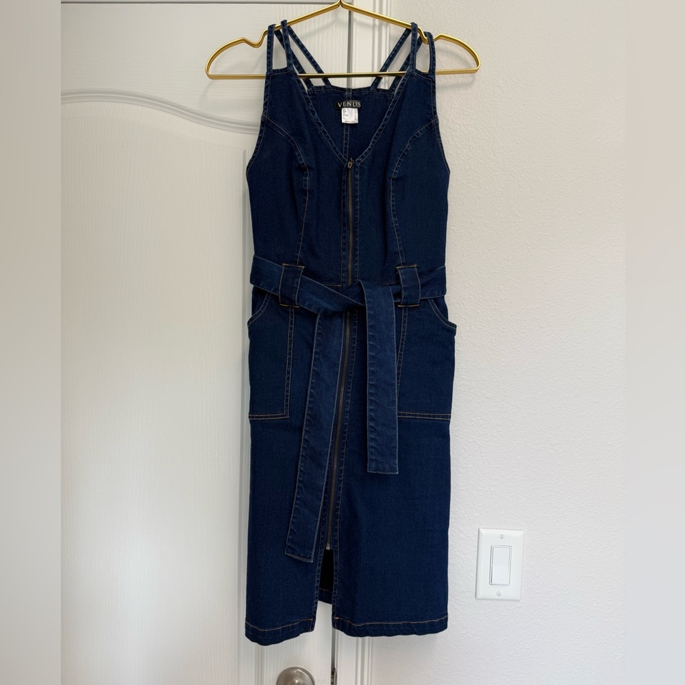 VENUS Indigo Denim Dress